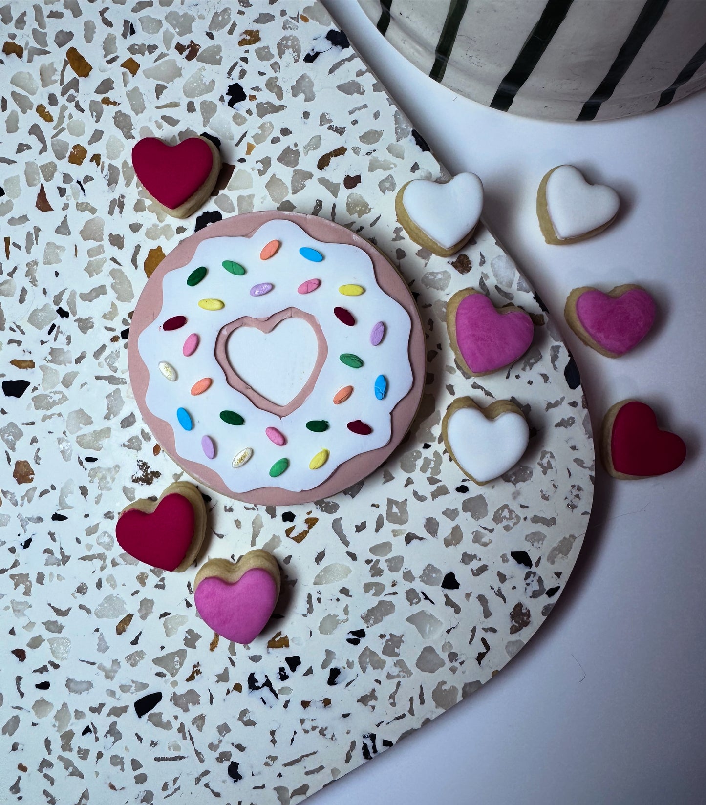 Donut Heart Cookie
