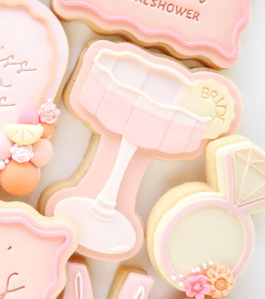 Wavy Glass drink token stamps - Mothers Day