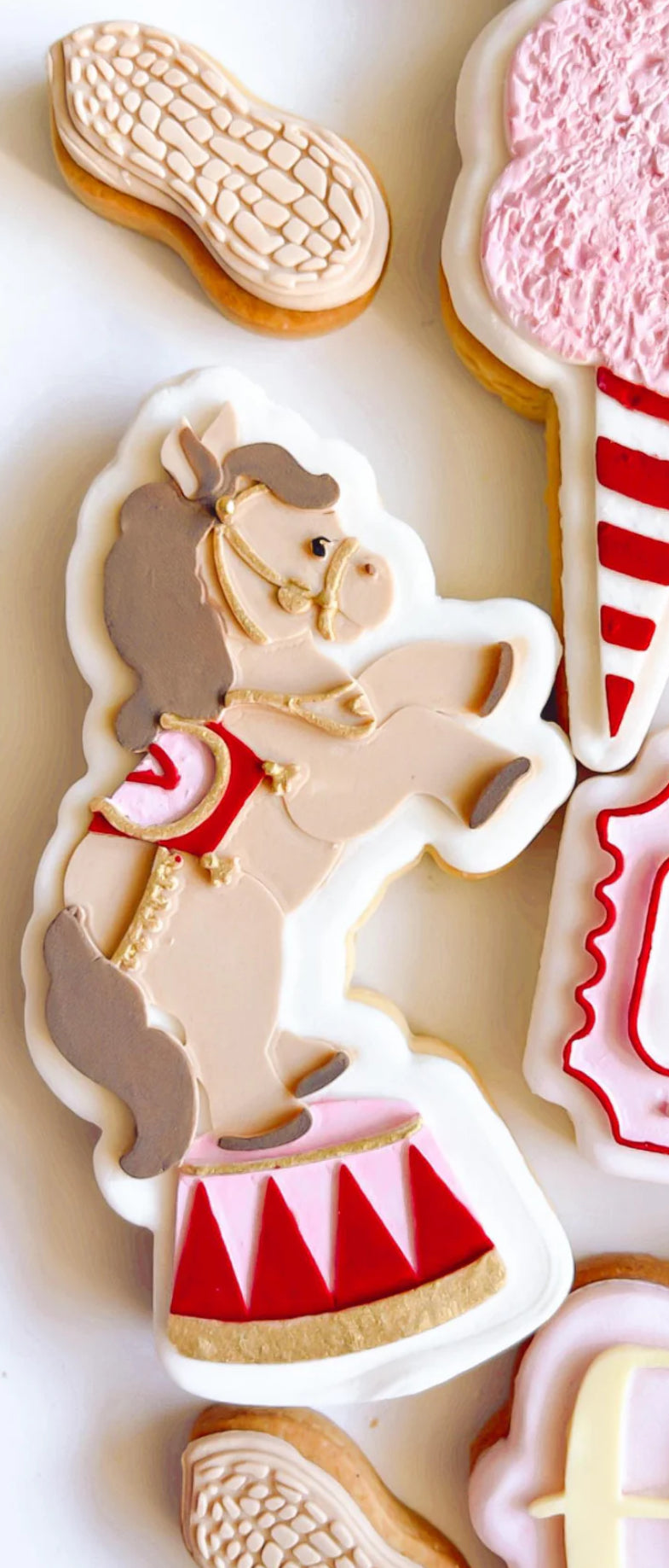 Circus Horse Fondant Cookie