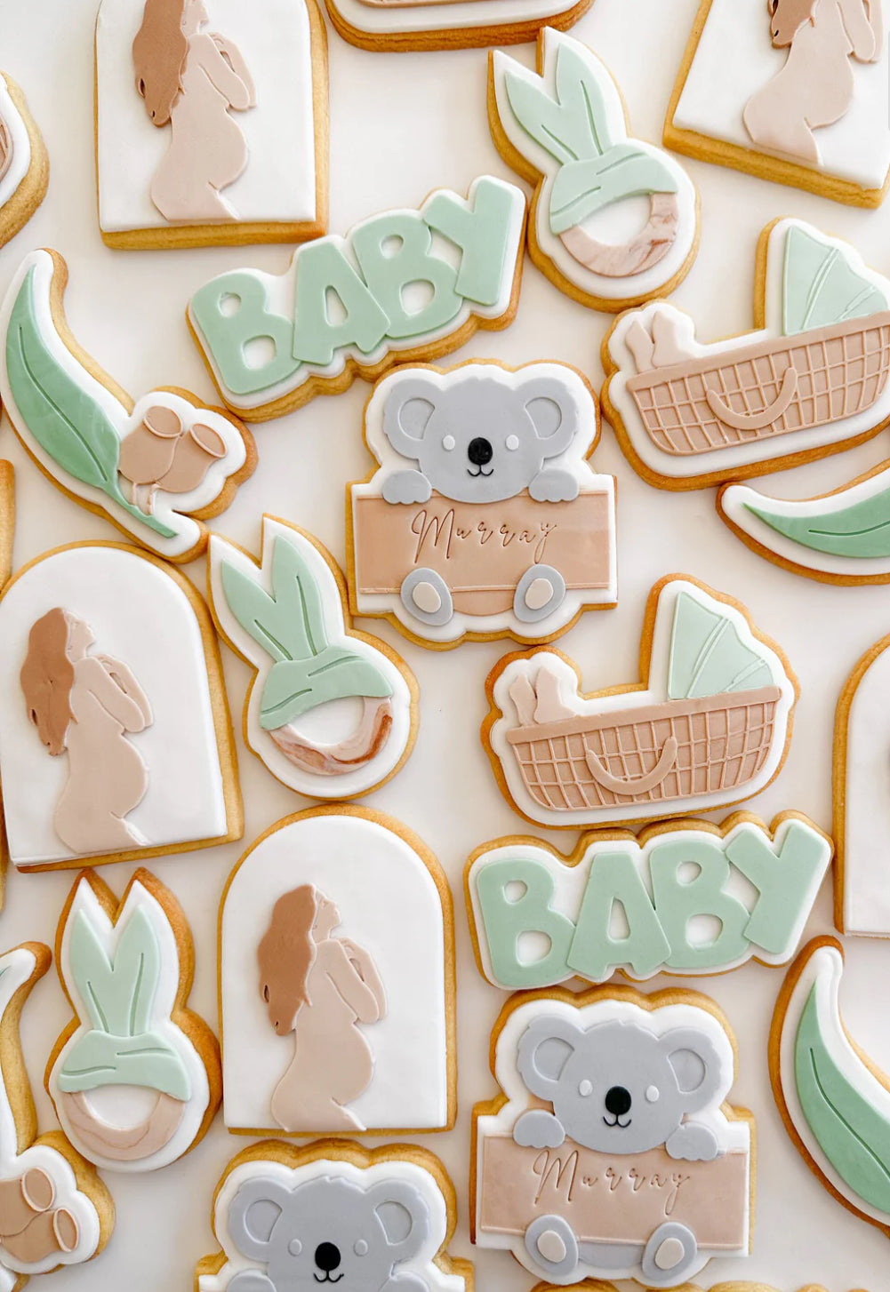 Wooden teether cookie