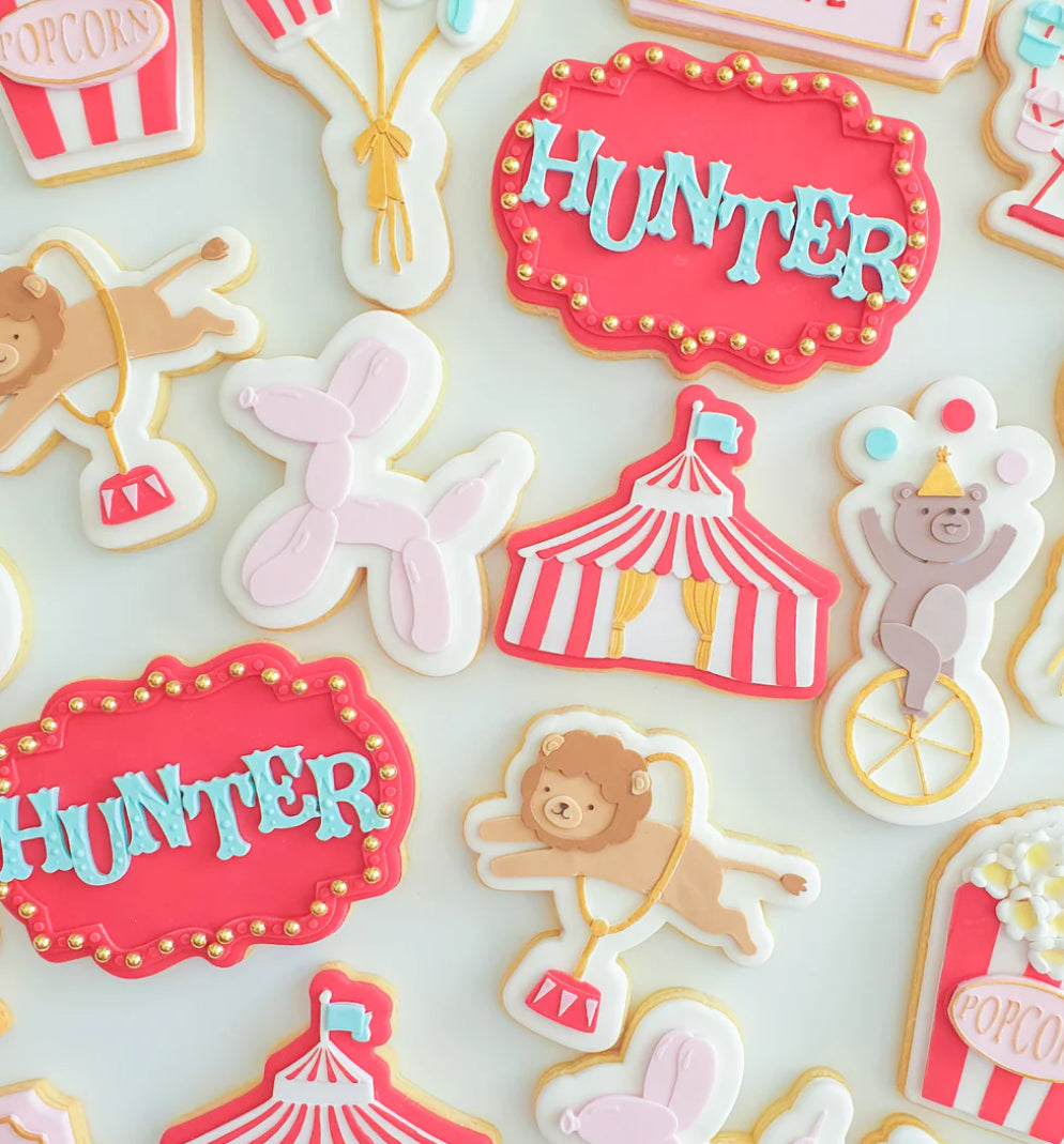 Admit One Circus Cookie