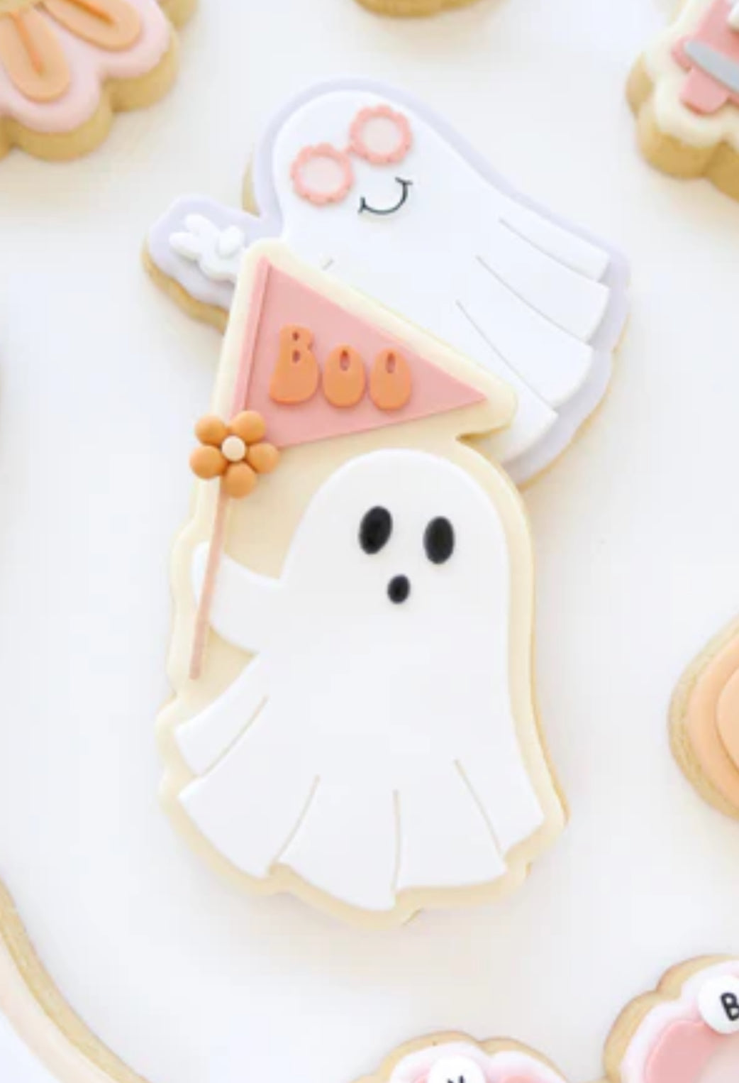 Ghost with Boo Flag
