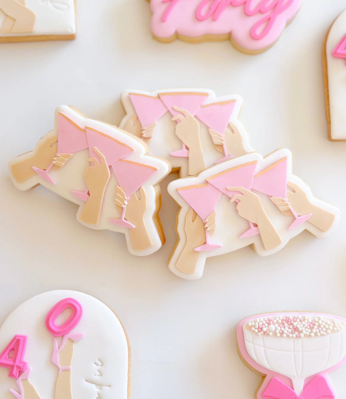 Three Cheers Glasses Cookie