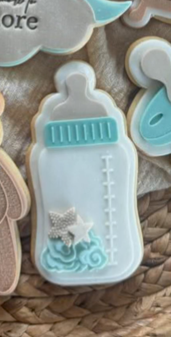 Baby bottle cookie