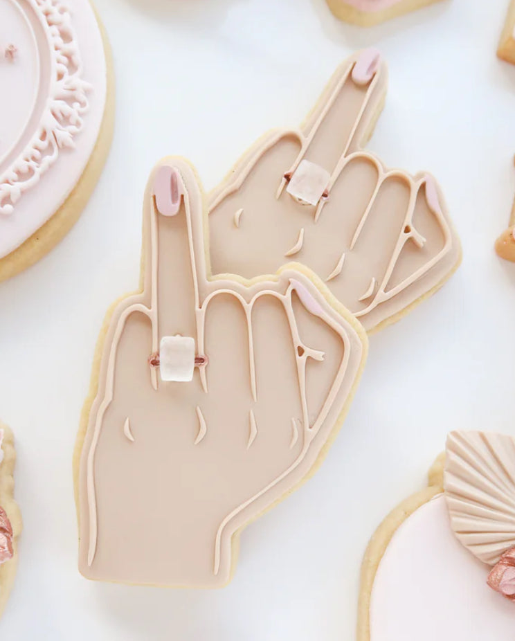 Engagement ring cookies