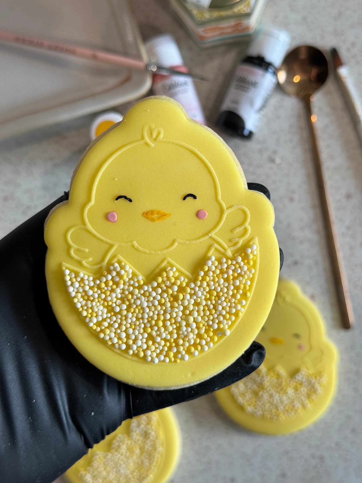 Baby Chick Easter Cookie