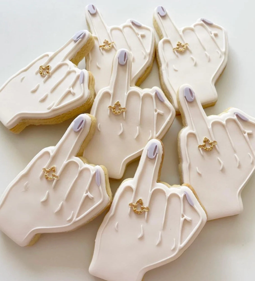 Engagement ring cookies