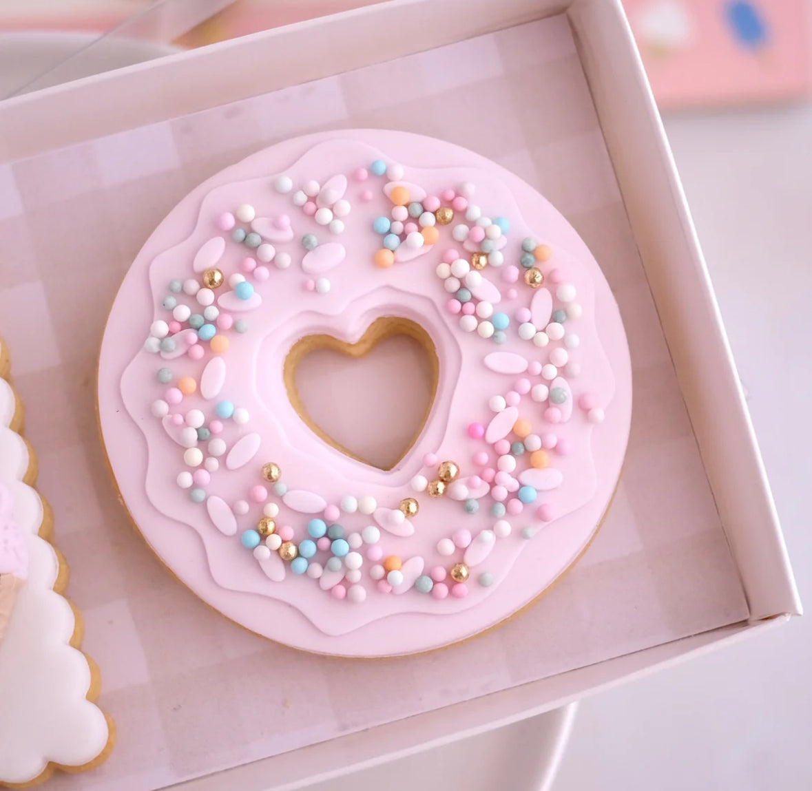 Donut Heart Cookie