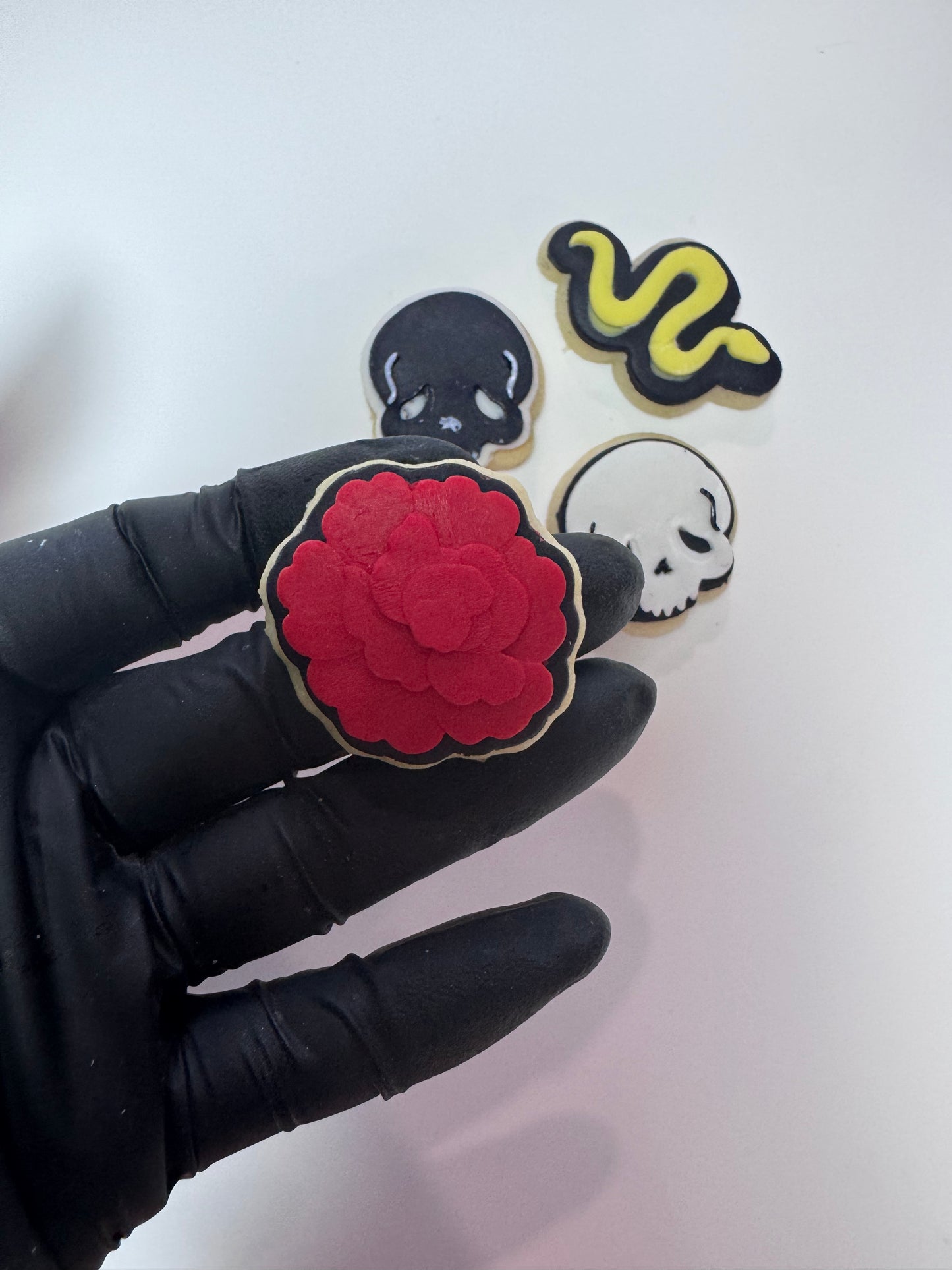 Mini Rose Halloween/ Day of the Dead Cookie