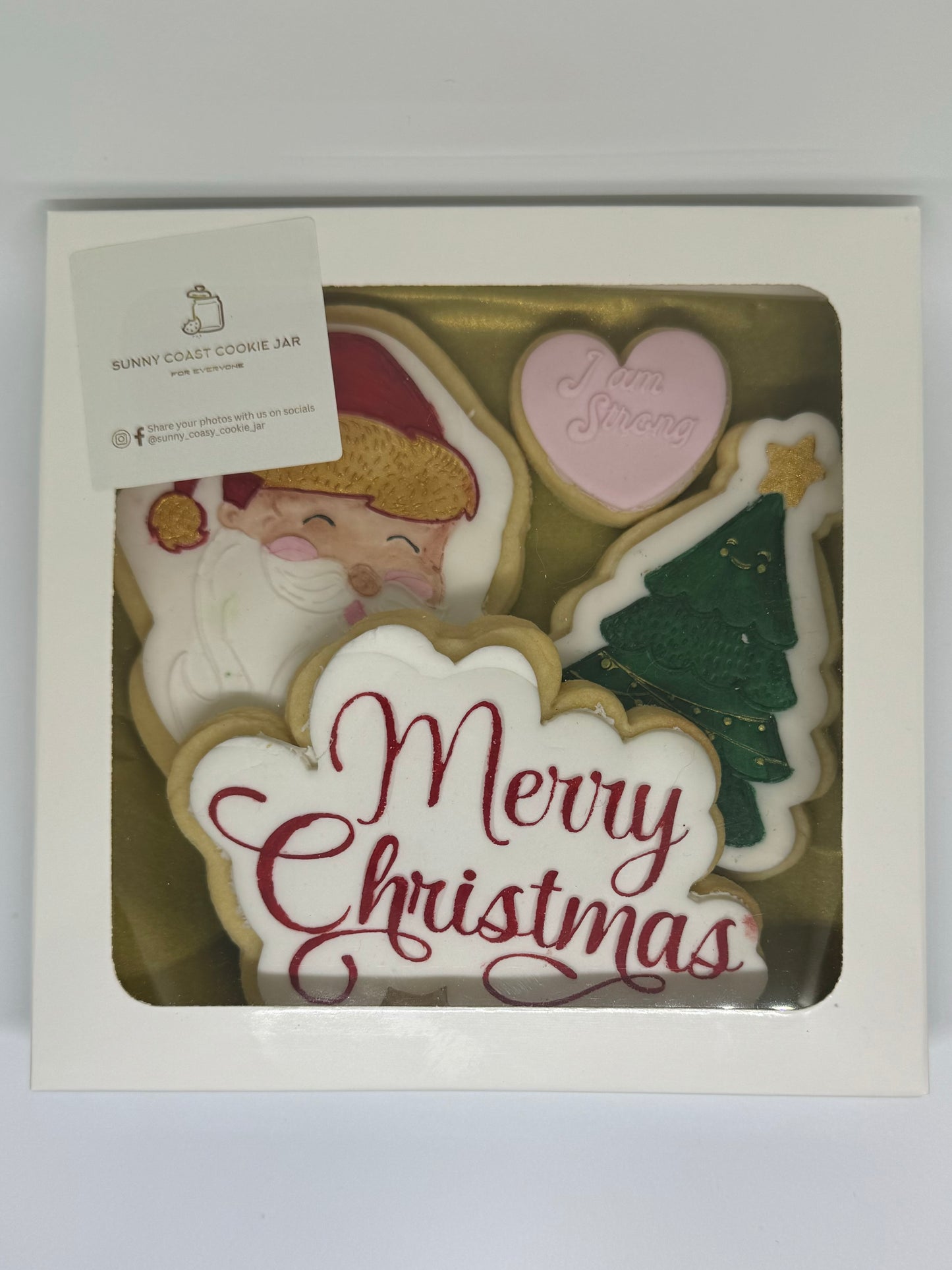 Happy Santa Cookie