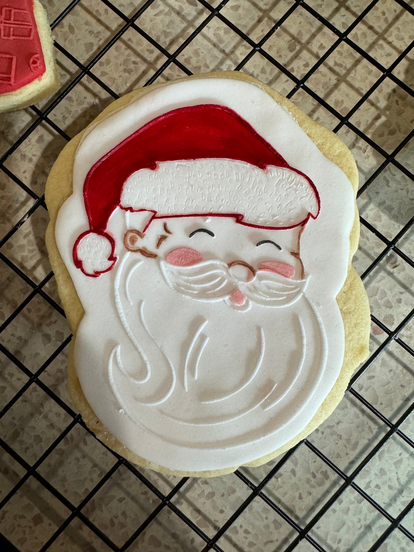 Happy Santa Cookie