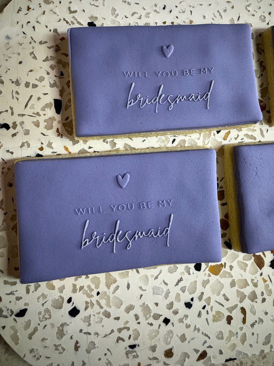 Bridesmaid Cookies