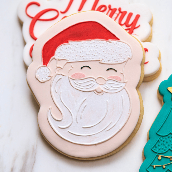 Happy Santa Cookie
